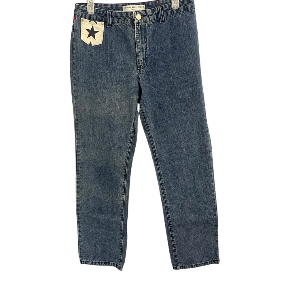 3/$30 ☀️ Tommy Hilfiger Vintage Straight Leg Star Jeans